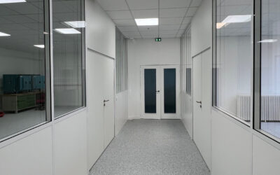 Des cloisons amovibles semi-vitrées pour le CTMNC de Clamart