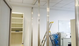 Travaux cloison bureau