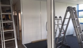 Travaux cloison