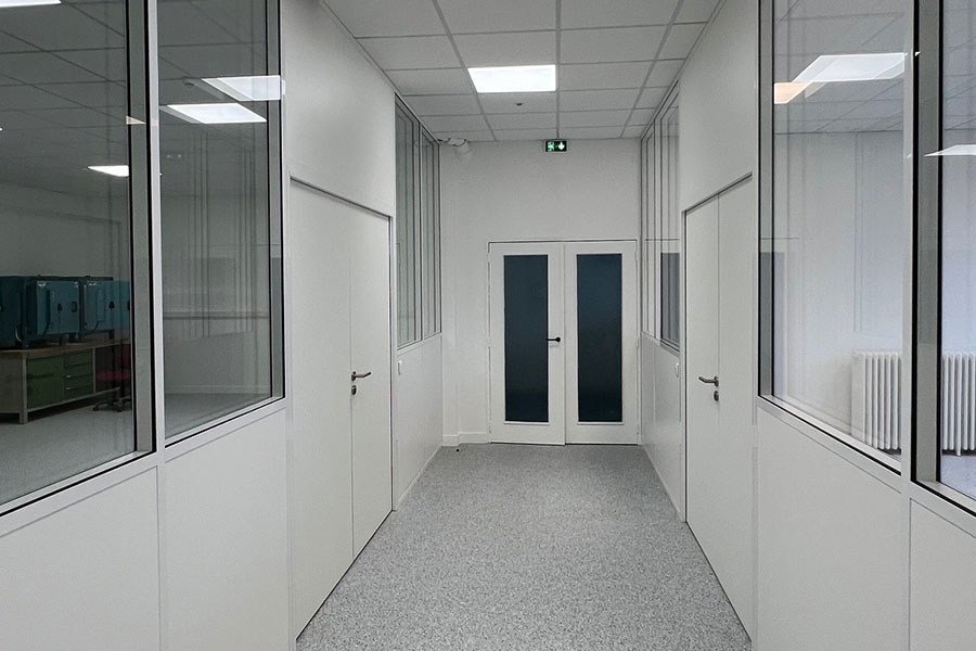 Clamart-92-bureaux-Cloison-semi-vitree