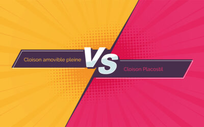 Cloison amovible pleine VS cloison Placostil : laquelle choisir ?