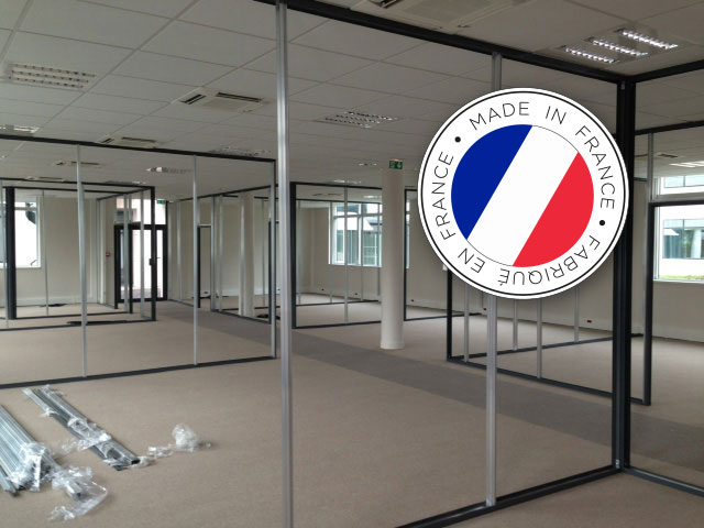 Le cloisonnement de bureau made in France : pourquoi ça fait toute la différence ?