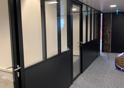Bureaux cloison semi-vitrée-courbevoie