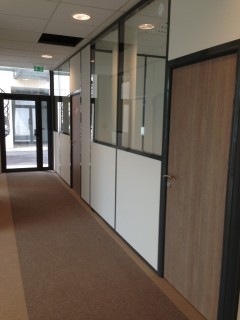 cloison semi-vitree bureau