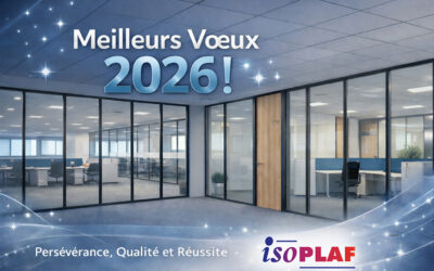 Meilleurs vœux 2026 : et si votre cloison de bureau devenait la clé du bien-être au travail ?