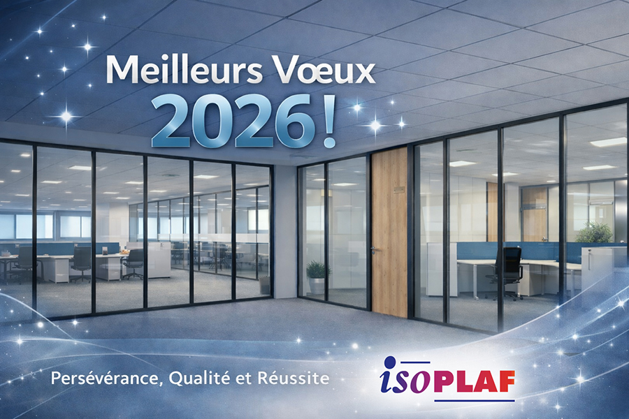 vœux cloison bureau